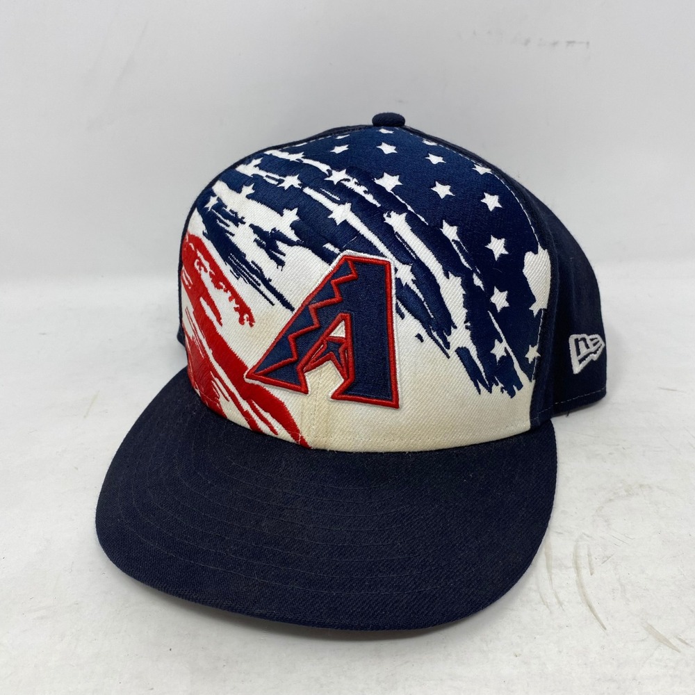 Arizona Diamondbacks New Era 9FIFTY Snapback Hat Americana Stars Stripes‎ Navy